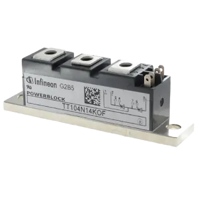 TT104N14KOF 104A 1400V Infineon Thyristor Thyristor Module