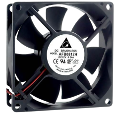 AFB0812H 80x80x25mm 12V 0.24A Delta DC Axial Fan