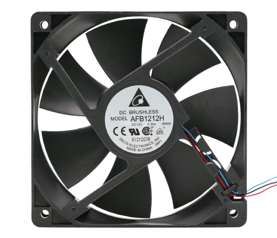 AFB1212H 120x120x25mm 12V 0.35A Delta DC Axial Fan