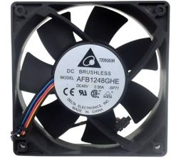 AFB1248GHE 120x120x25mm 48V 0.9A Delta DC Axial Fan