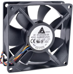 AUB0812VH 80x80x25 12V 0.41A Delta Fan