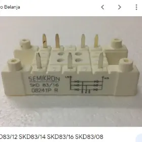SKD 83/18E 83A 1800V Semikron Bridge Diode Module