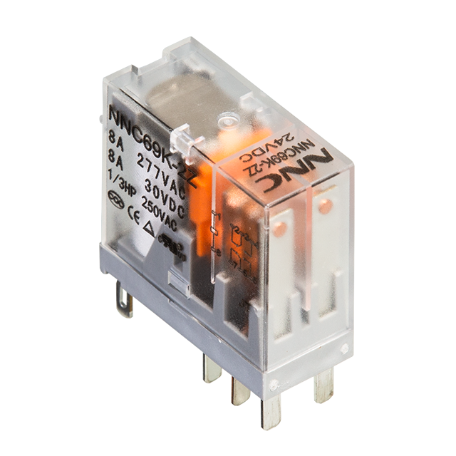 NNC69K-2Z 8A 12VDC Electromagnetic Relay