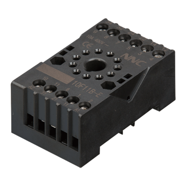 10F11B-E 3 Contact Relay Socket