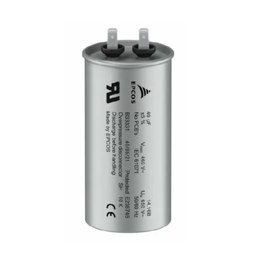 B33331V7605J080 6uF 460V TDK EPCOS AC Capacitor - Rids