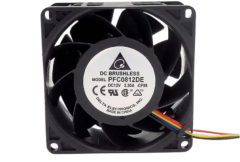 PFC0812DE 80x80x38mm 12V 1,86A DC Delta Fan
