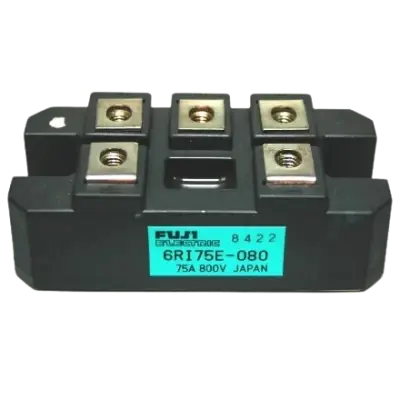 6RI75E-080 75A 800V Bridge Diode Module Fuji Electric